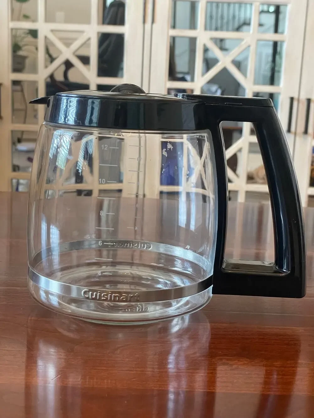 Cuisinart 12 Cup Replacement Coffee Carafe Black Glass